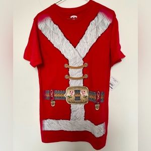 NWT Men's Holiday Santa Christmas T-Shirt Size Small